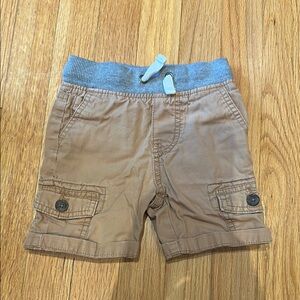 Kids Tan Cargo Shorts